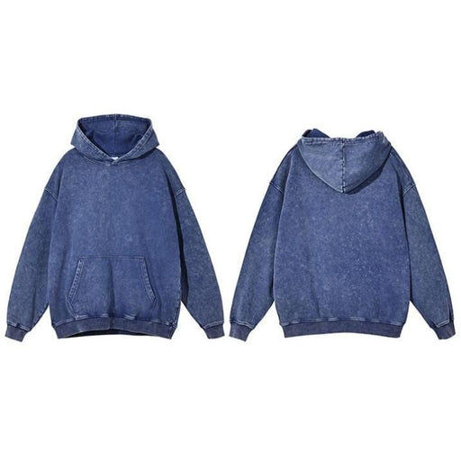 Vintage washed heavy cotton hoodie, view 5 - MRSLM