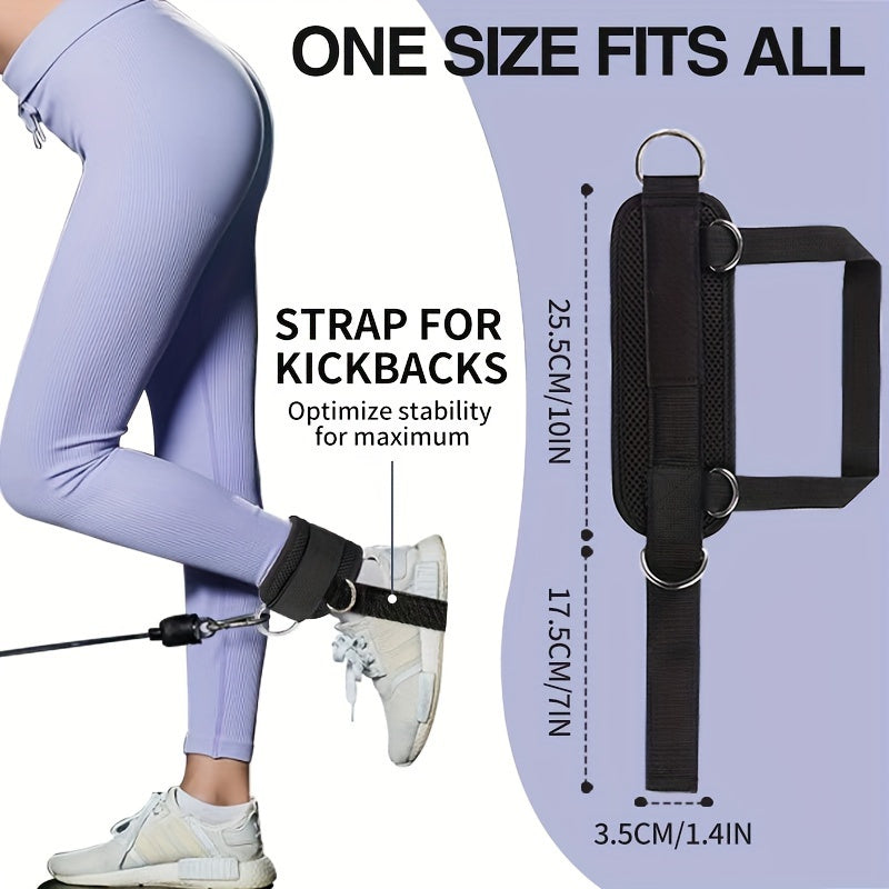 padded ankle strap for cable machines, view 3 - MRSLM