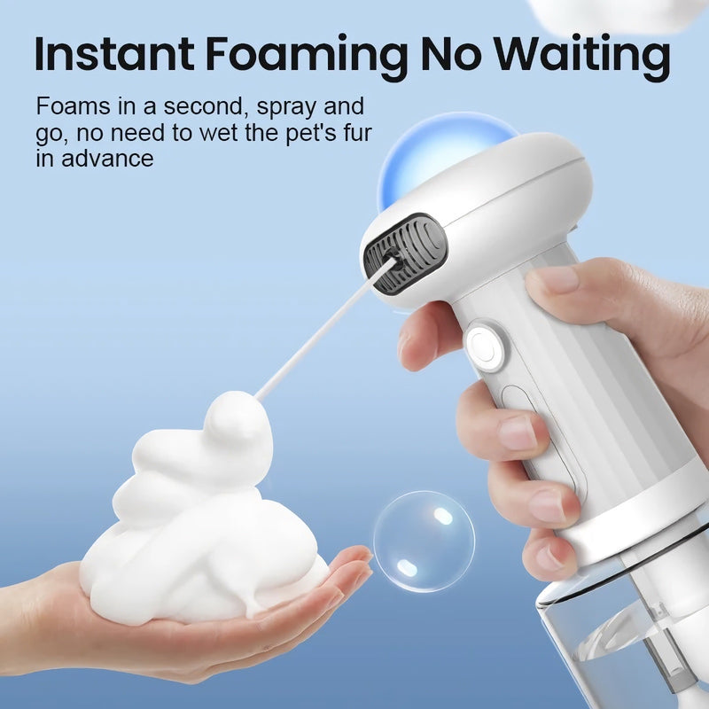automatic pet foam dispenser, view 4 - MRSLM