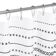 Bohemian print waterproof shower curtain, view 7 - MRSLM