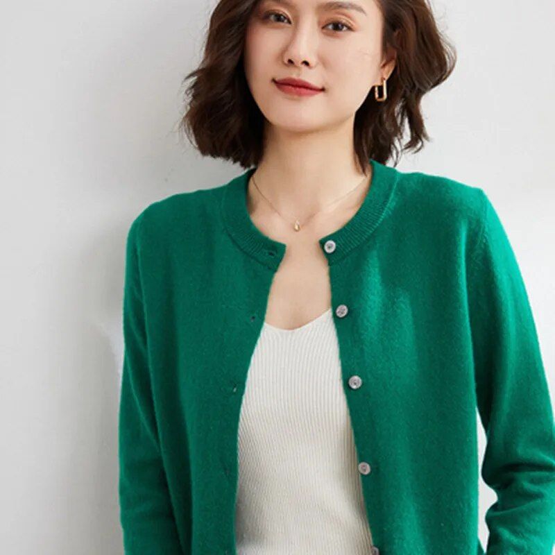 women's knit cardigan, view 20 - MRSLM
