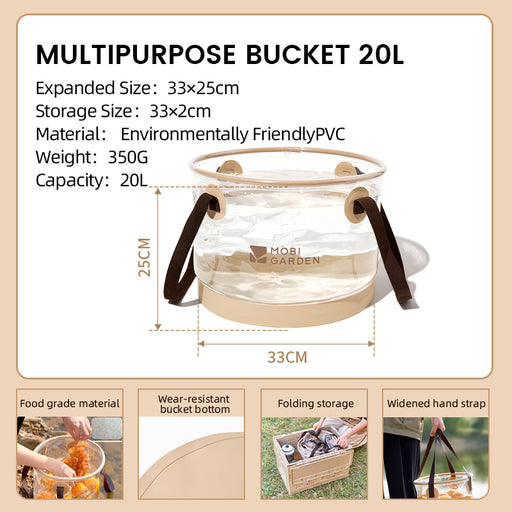portable folding camping basket, view 3 - MRSLM