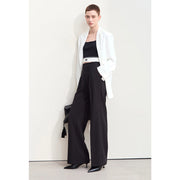 wide leg elastic waist pants, view 7 - MRSLM