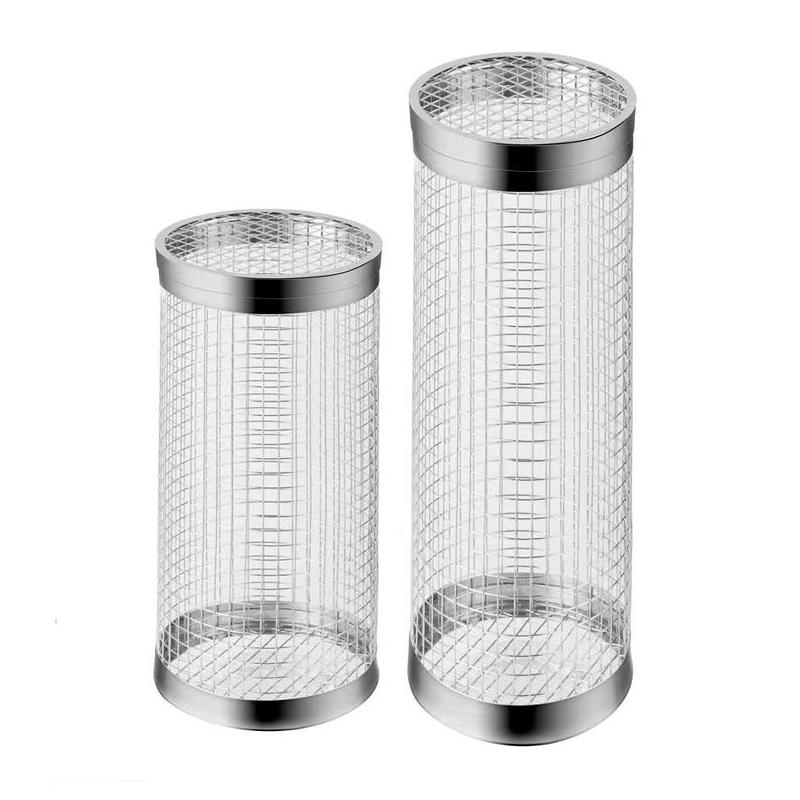 Stainless steel rolling BBQ basket - MRSLM