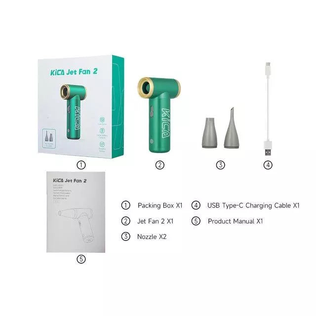 portable jet fan 2 air duster, view 4 - MRSLM