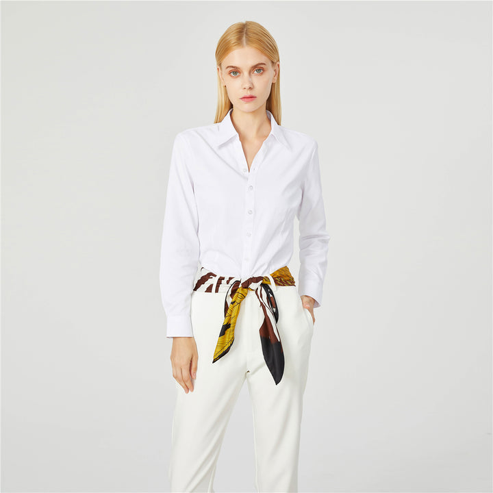 Luxurious 90cm Silk Square Scarf for All Seasons