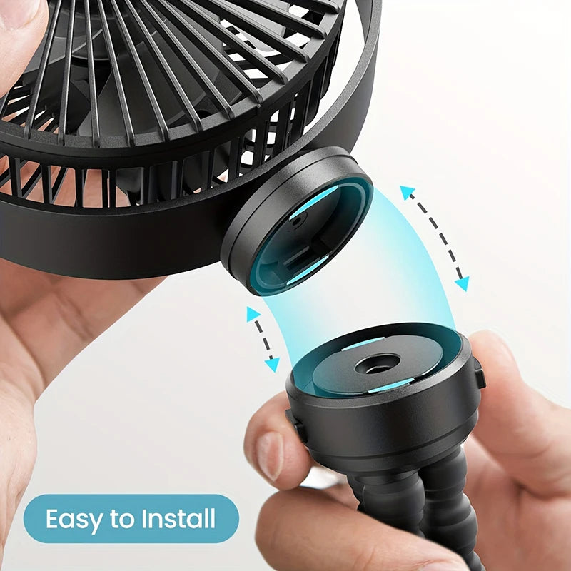 Mini stroller fan, view 8 - MRSLM