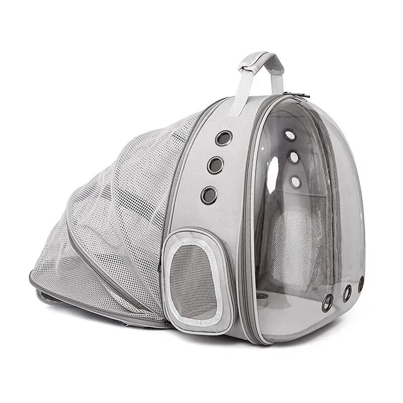 Expandable space capsule pet carrier backpack, view 4 - MRSLM