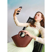 vintage leather cross-body bag, view 11 - MRSLM