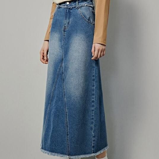Saia maxi vintage estilo streetwear