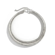 spiral chunky choker necklace, view 8 - MRSLM