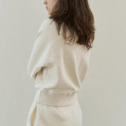 turtleneck cotton hoodie, view 6 - MRSLM