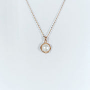 Freshwater pearl 925 silver pendant necklace, view 6 - MRSLM