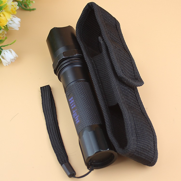 12-17cm LED Flashlight Holster Nylon Belt Carry Case Holder Storage Bag
