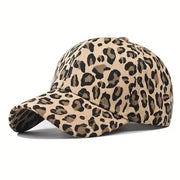 leopard print baseball cap, view 6 - MRSLM