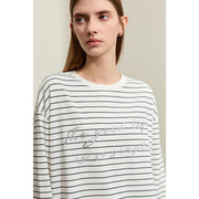 Casual striped cotton t-shirt, view 7 - MRSLM