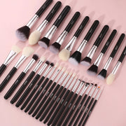 Professional 30PCS black makeup brushes set, view 6 - MRSLM