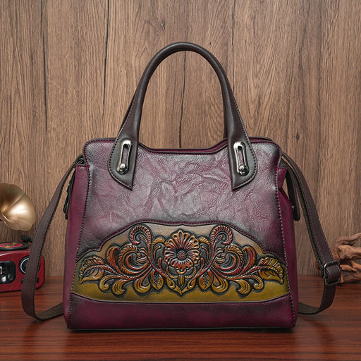 embossed retro crossbody bag for women, view 11 - MRSLM