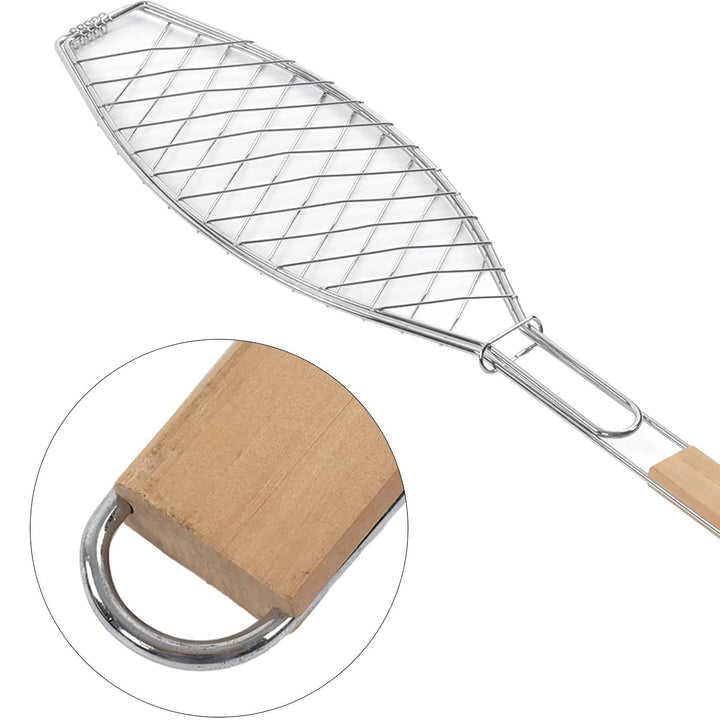 Flexible Nonstick BBQ Fish & Vegetable Grilling Basket