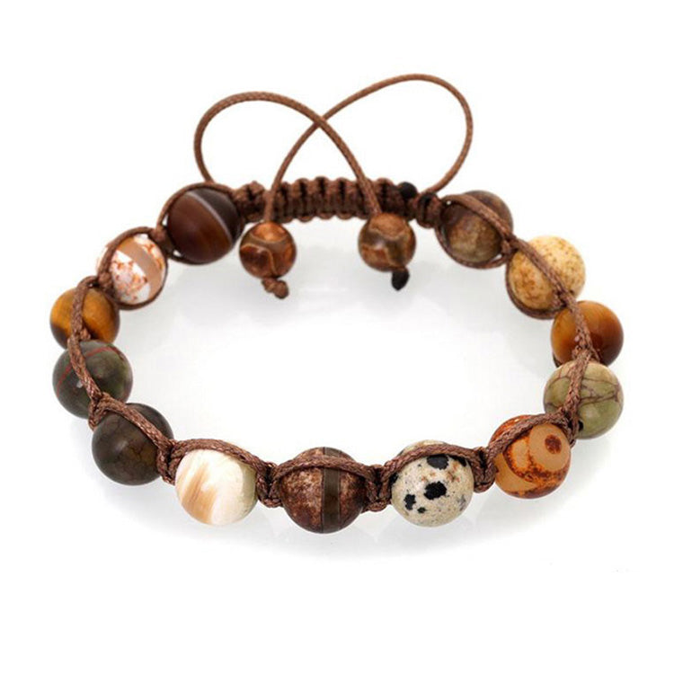 Armband aus natürlichem Onyx mit Kontrasten zum Kombinieren