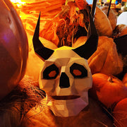 diy paper skull mask, view 5 - MRSLM