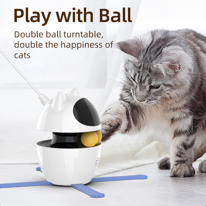 Interactive 3-in-1 LED Laser Cat Toy