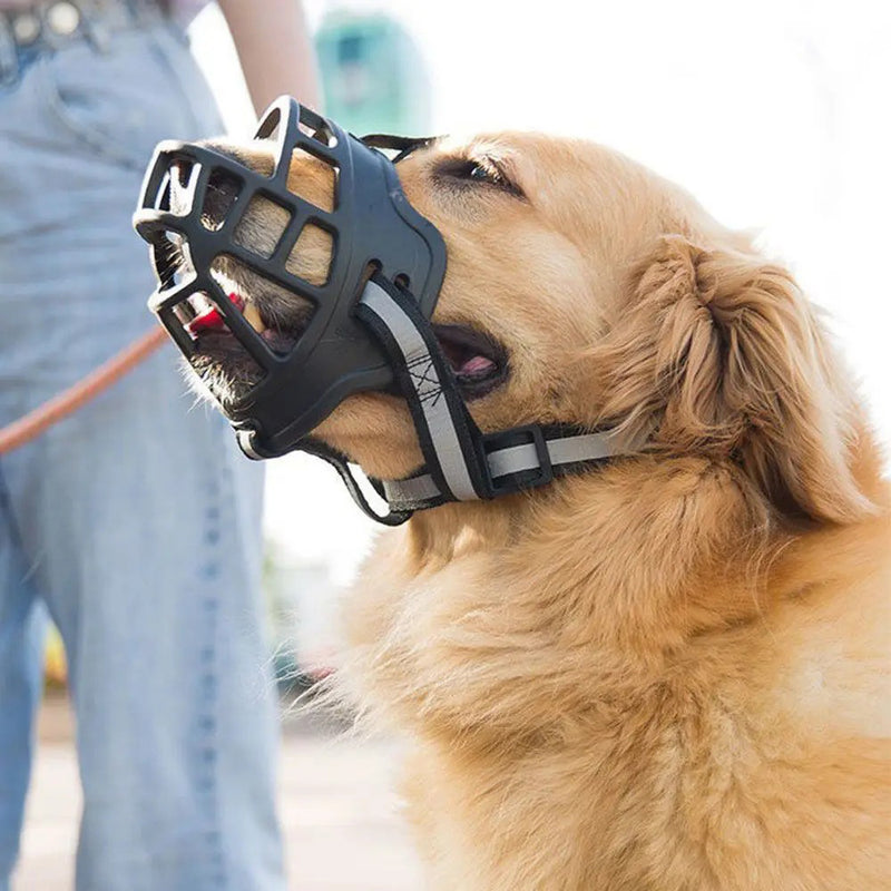 breathable anti-barking dog muzzle, view 4 - MRSLM