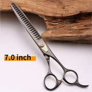 titanium-coated pet thinning shears, view 3 - MRSLM