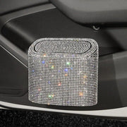 Bling car trash can with rhinestones, view 6 - MRSLM