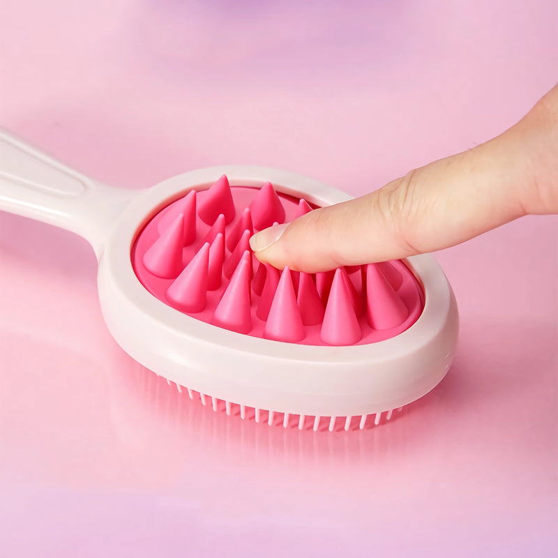 silicone scalp massage brush, view 6 - MRSLM