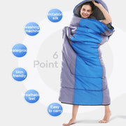 lightweight waterproof envelope sleeping bag, view 5 - MRSLM
