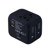 universal travel adapter with dual usb, view 2 - MRSLM