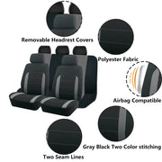 universal fabric car seat covers, view 16 - MRSLM