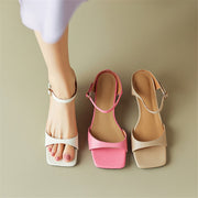 leather mule sandals, view 9 - MRSLM
