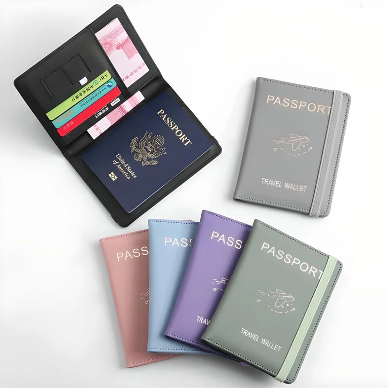 Capa de passaporte vintage RFID para negócios