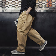 multi-pocket casual wide leg pants, view 8 - MRSLM