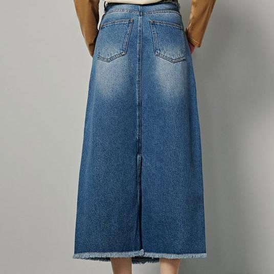 Saia maxi vintage estilo streetwear