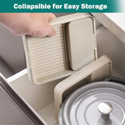 foldable non-slip pot lid and utensil holder, view 6 - MRSLM
