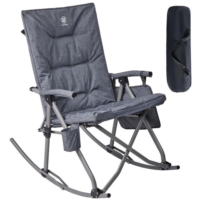 oversized folding rocking camping chair, view 3 - MRSLM