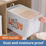 foldable clothes storage basket, view 5 - MRSLM