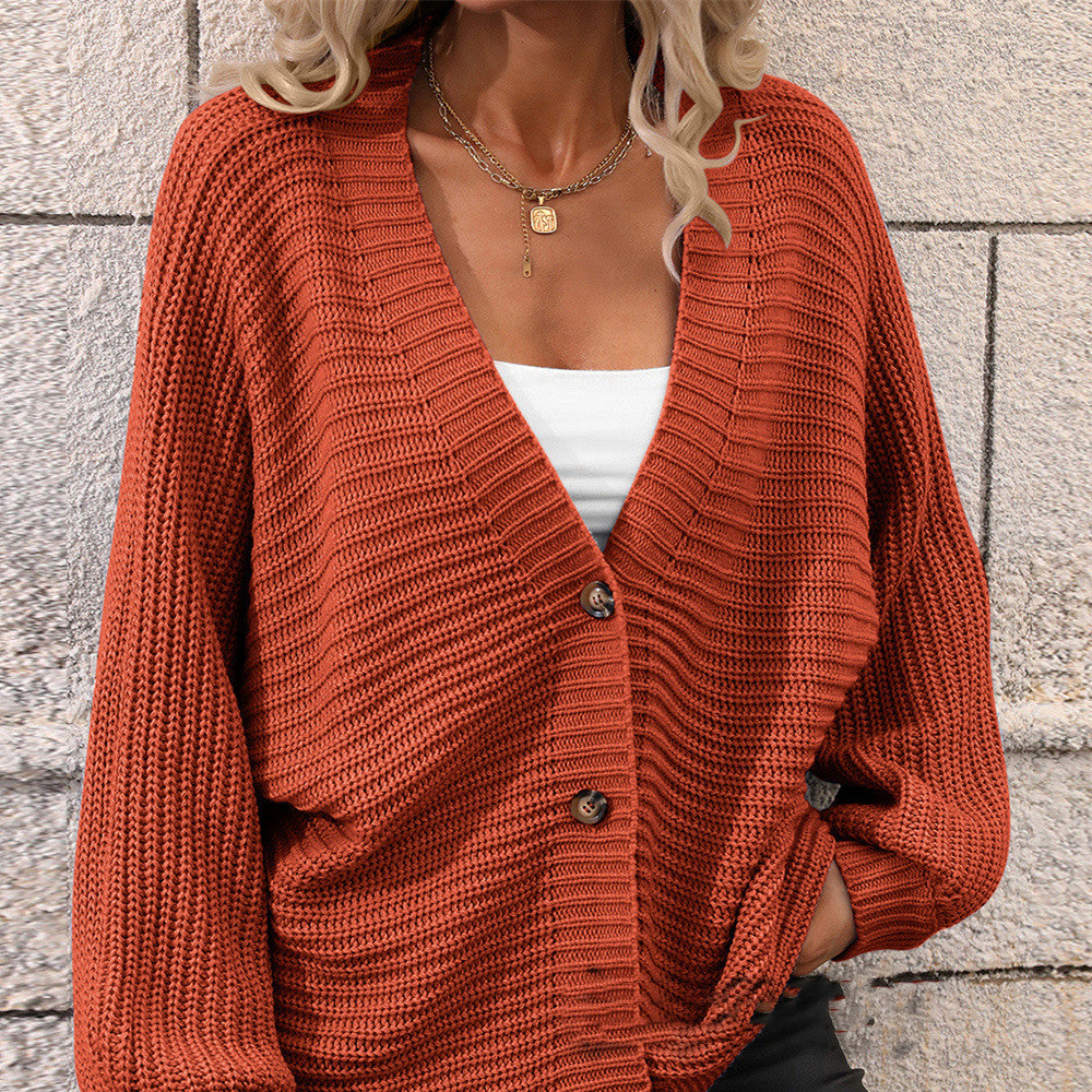 Women's Knitted Cardigan Loose Sweater