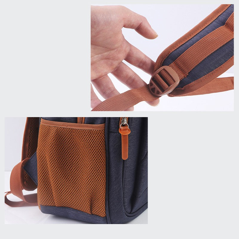 Geräumiger und schlichter Herren-Rucksack/Computertasche