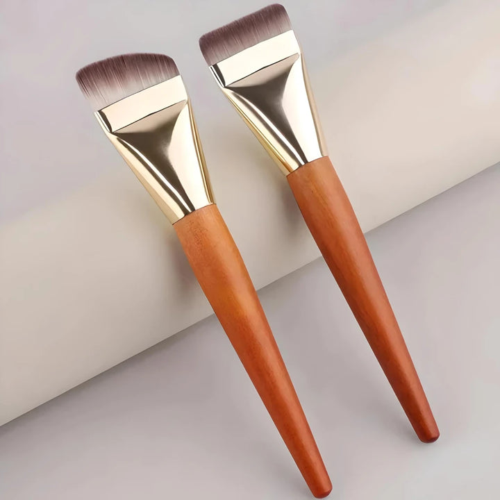 Ultra Thin Flat Foundation Brush for Seamless Makeup Application