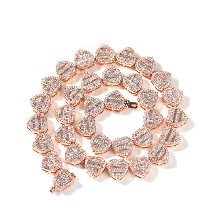 European And American Ins-style New T-square Love Necklace