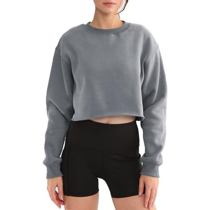 Chic Oversized Cotton-Poly Blend Hoodies for Women