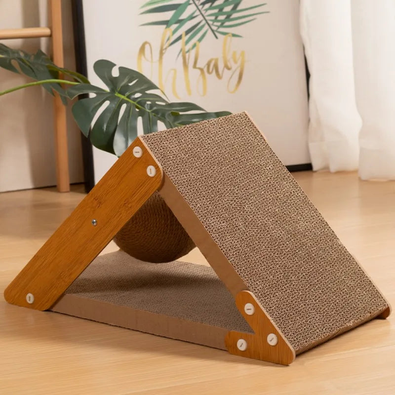 cat scratcher sisal ball, view 8 - MRSLM