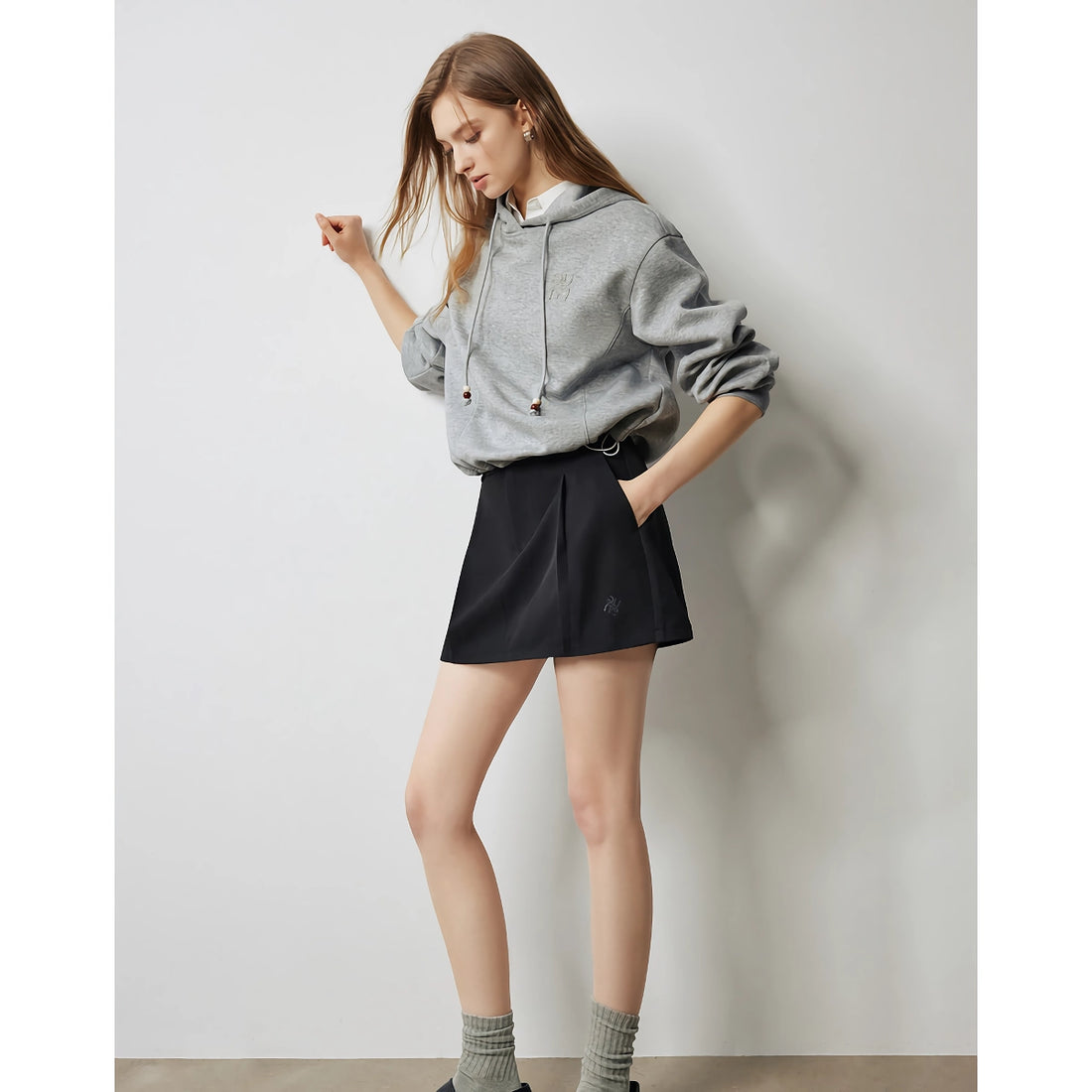 Casual Hooded Drawstring Women's Pullover