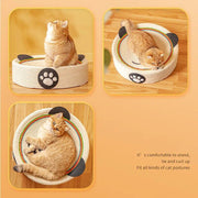 round cat scratching pad, view 6 - MRSLM