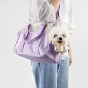 portable pet travel bag with shoulder strap - MRSLM