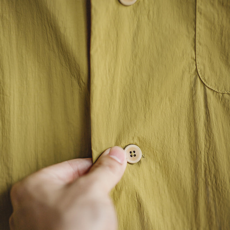 vintage Cuban collar embroidered shirt, view 8 - MRSLM
